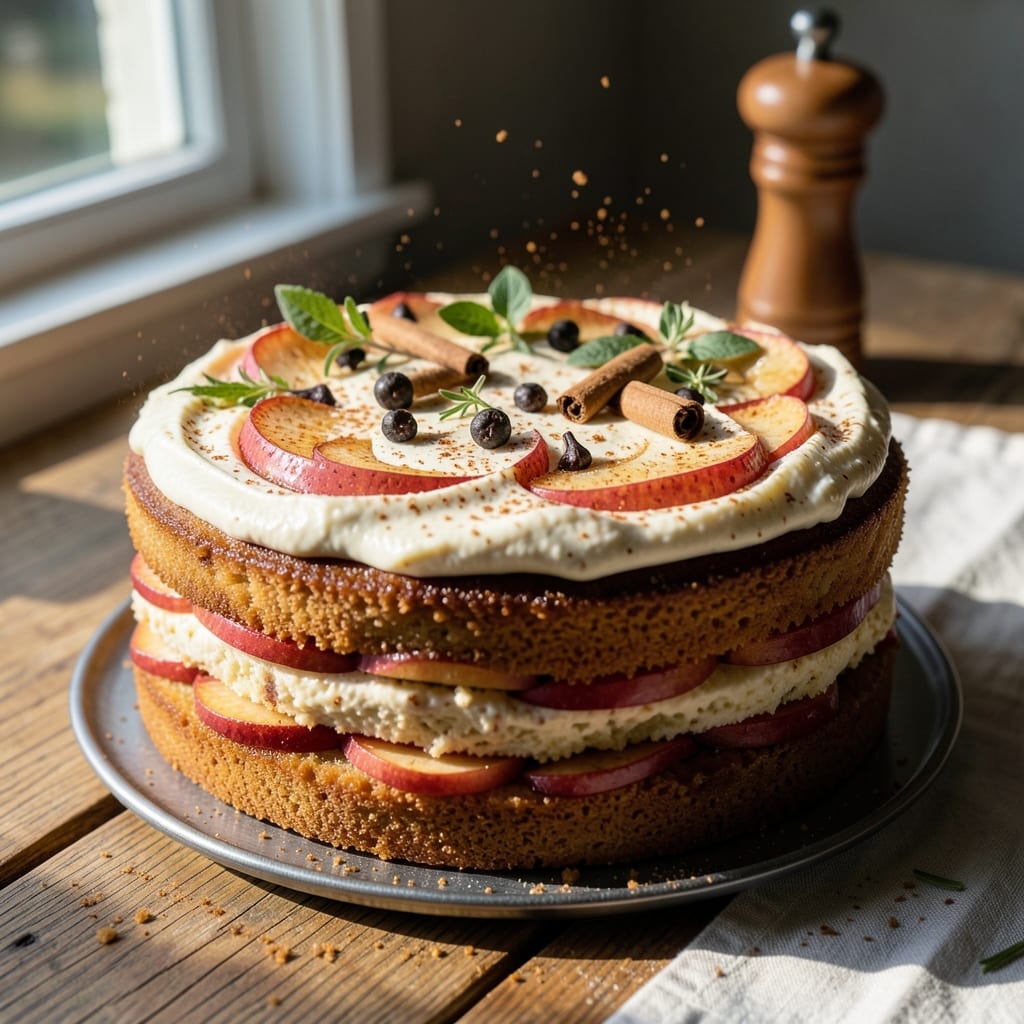 Apple Cinnamon Spice Cake Recipe: Warm Vanilla Bean Swirls and Crunchy Top Magic
