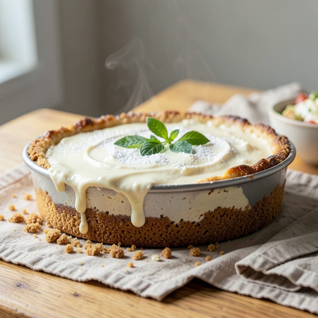 Jamie Oliver's Baked Cheesecake Recipe: Silky Yogurt Base With Crispy Graham Top