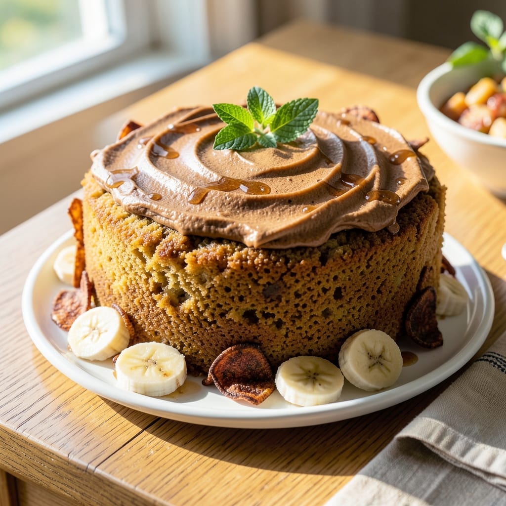 Banana Cake With Brown Sugar Frosting Recipe: Warm Spice and Gooey Frosting Contrast