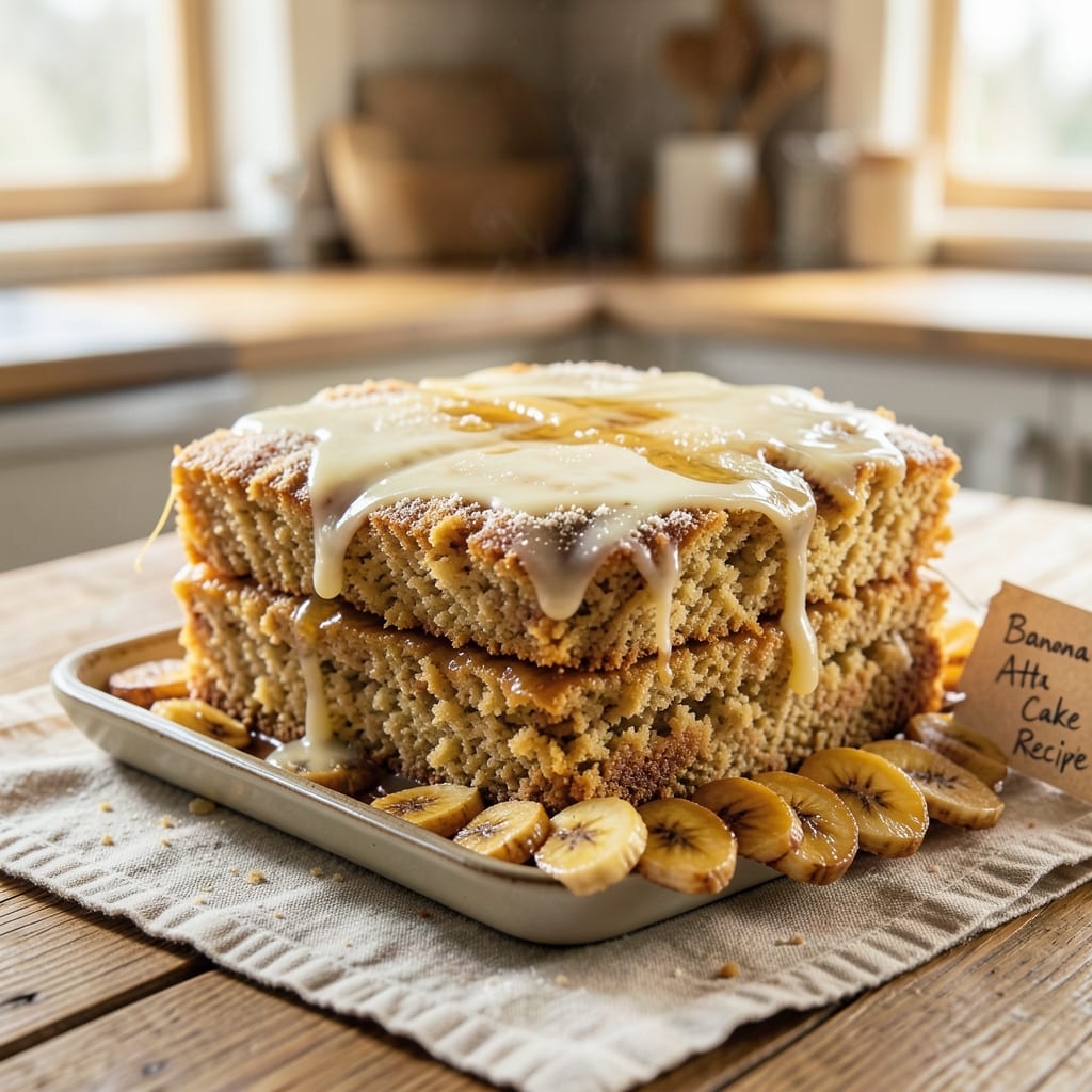 Banana Atta Cake Recipe: Fluffy Spice-Kissed Layers Without Watery Cracks