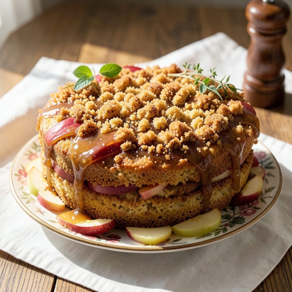 Apple Cake Recipe With Grated Apples: Spiced Fruit Layers and Buttery Streusel Crunch
