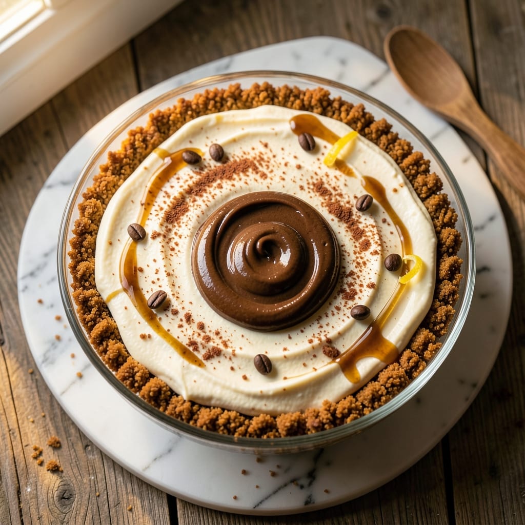 Baked Coffee Cheesecake Recipe: Espresso-Infused Creaminess With Crispy Top