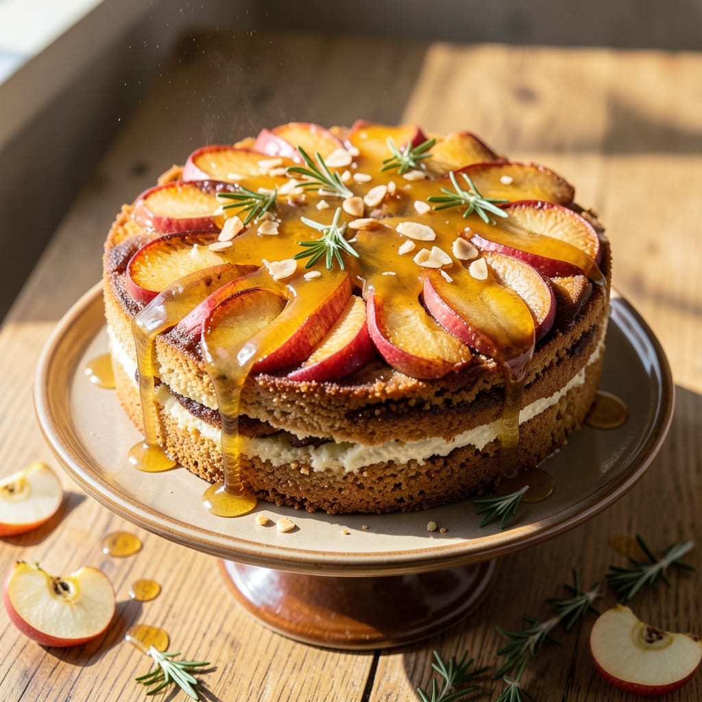 Apple and Honey Cake Recipe UK: Spiced Apple and Golden Honey Glaze Delight
