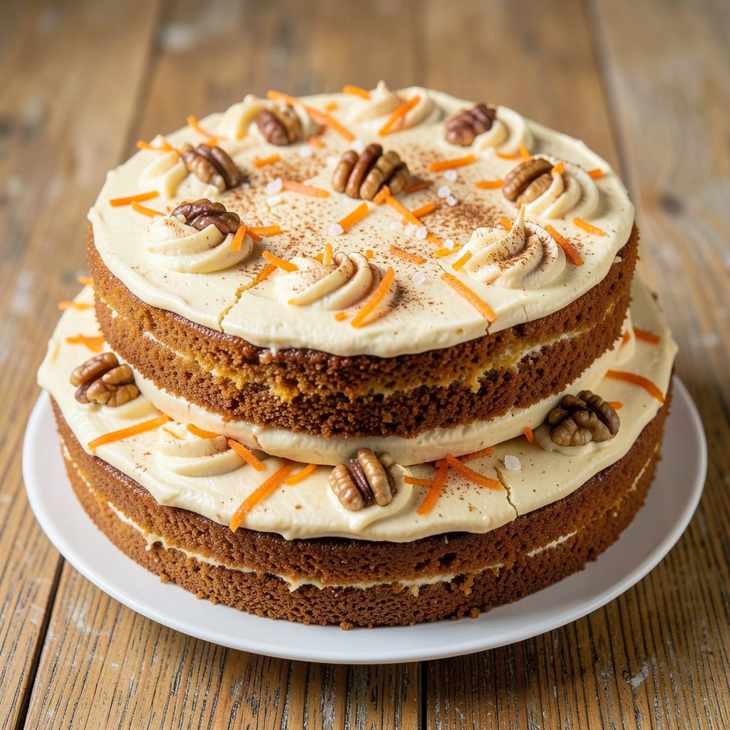 Ba's Best Carrot Cake Recipe: Crunchy Walnut Topping and Spiced Moistness