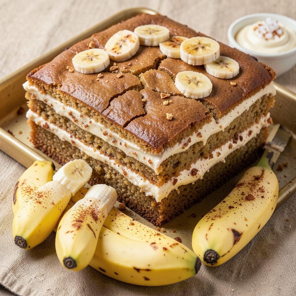 Banana Cake Recipe in 9x13 Pan: Warm Spice and Buttery Frosting Balance