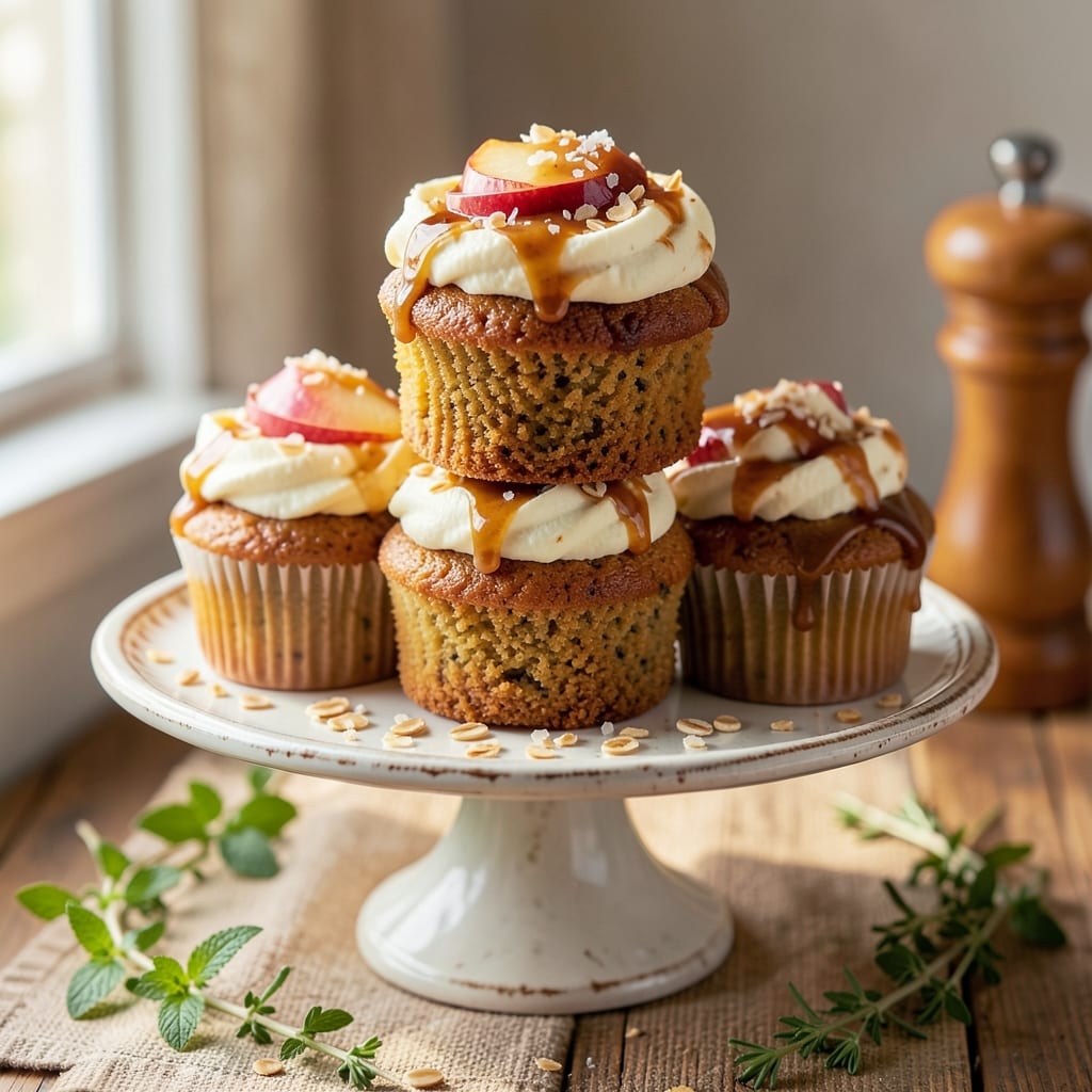 Apple Cupcake Recipe UK: Spiced Apple Filling and Buttery Streusel Crowns