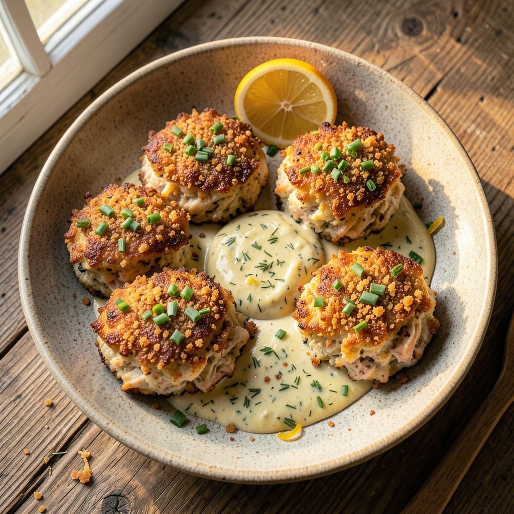 Alton Brown's Crab Cakes Recipe: Golden Crust, Flaky Secret Binder