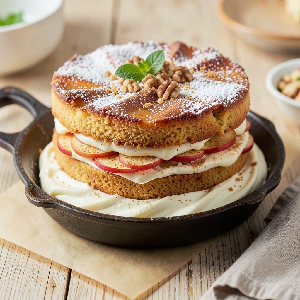 Apple Cake Recipe With Greek Yogurt: Ultra-Moist Crumb and Tangy Yogurt Twist