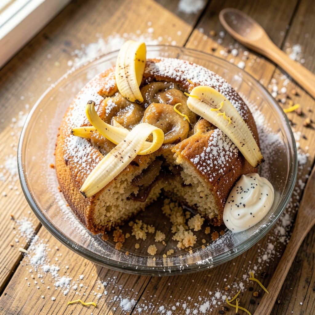 Banana Cake Recipe Using Yogurt: Ultra-Moist with Vanilla Bean Twist