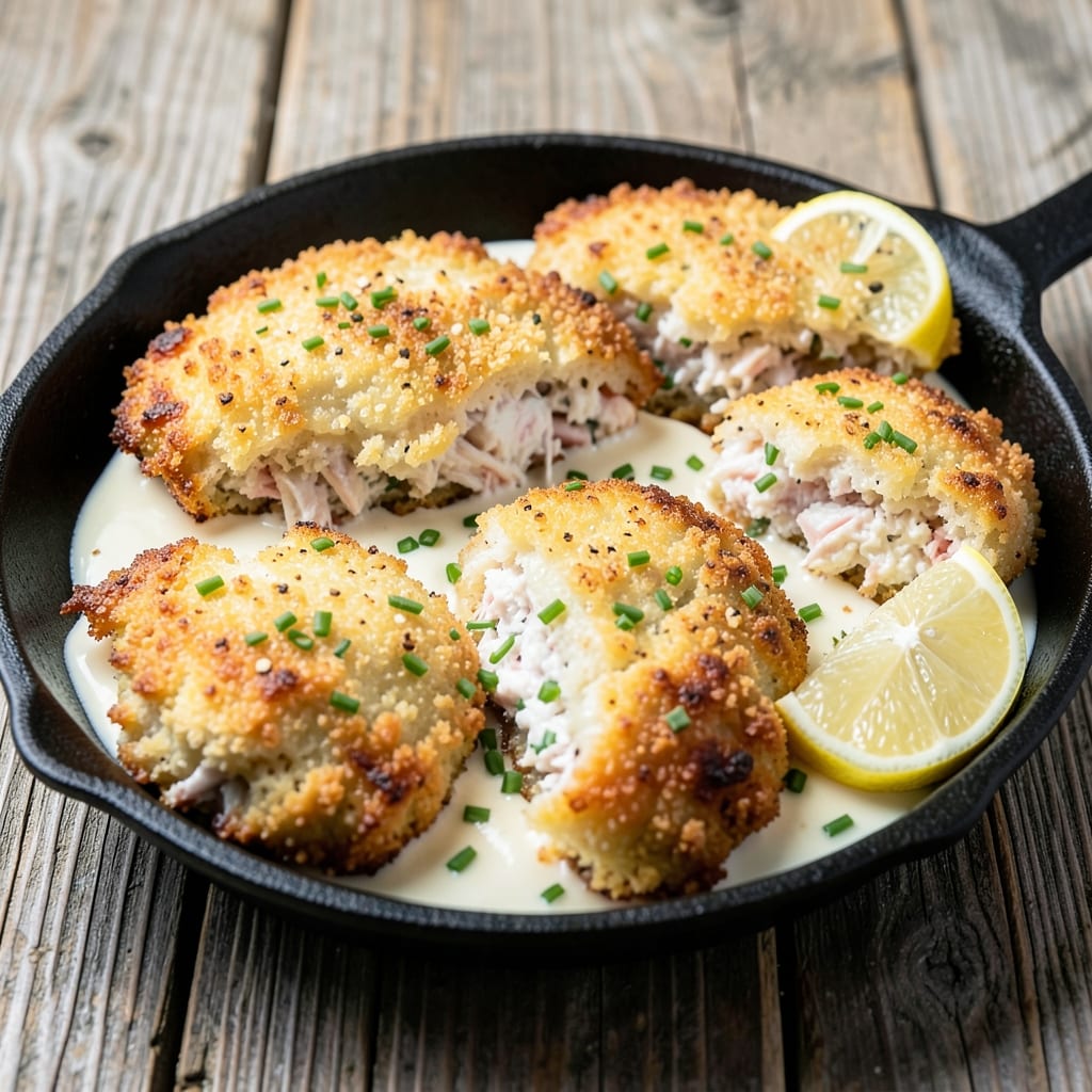 Authentic Baltimore Crab Cakes Recipe: Old Bay-Spiced Crunch and Silky Yolk Streaks