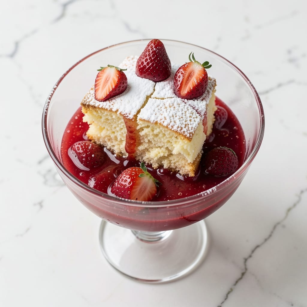 Angel Food Cake and Strawberry Jello Recipe: Lightness Meets Vibrant Layers