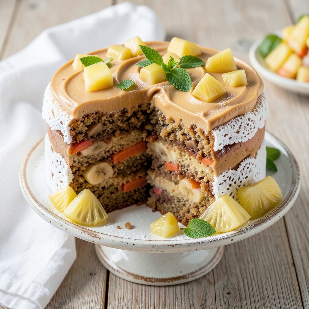 Banana Carrot Pineapple Cake Recipe: Tropical Layers with Moist Spice Balance