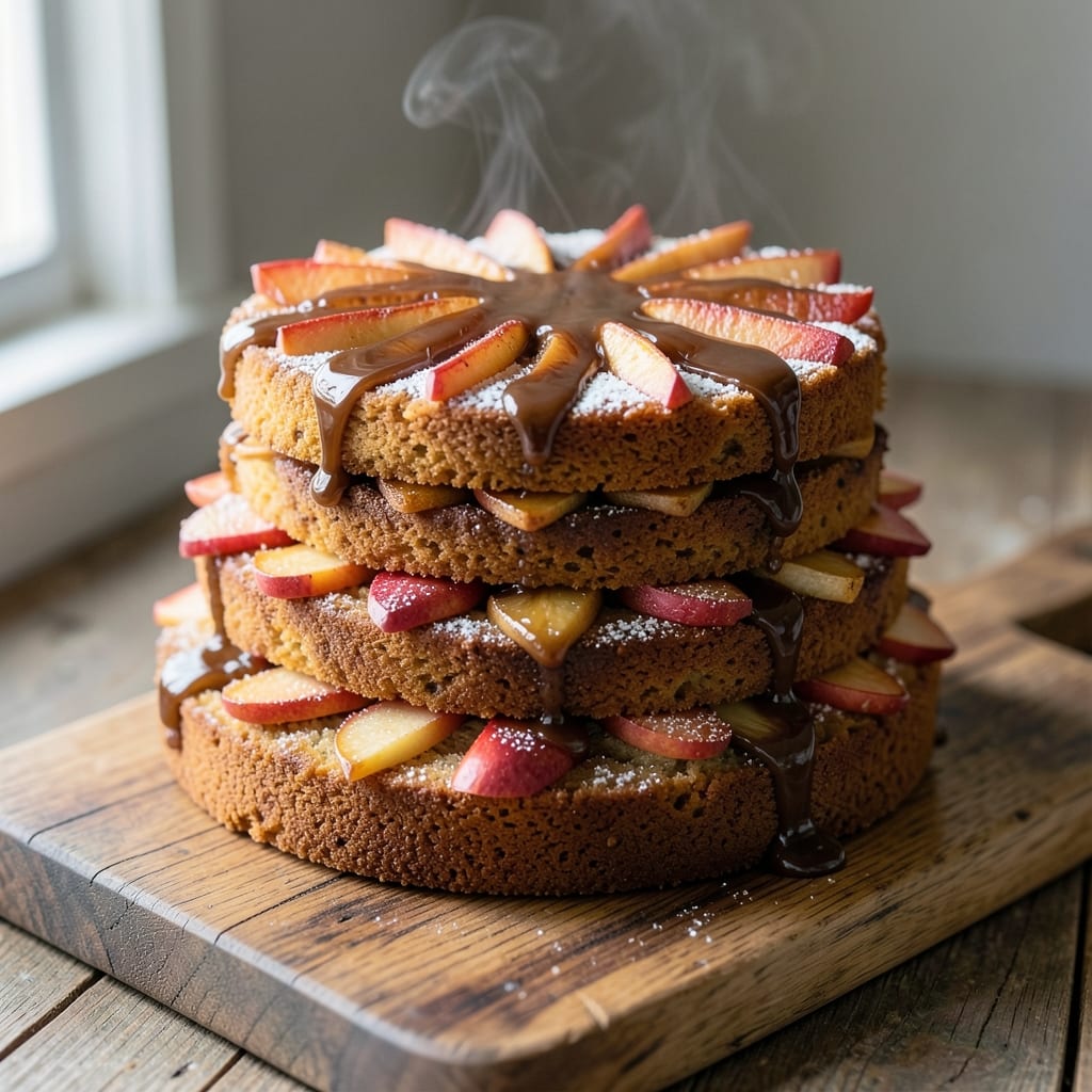 Apple Molasses Cake Recipe: Deeply Spiced Layers With Molasses Caramel Bite