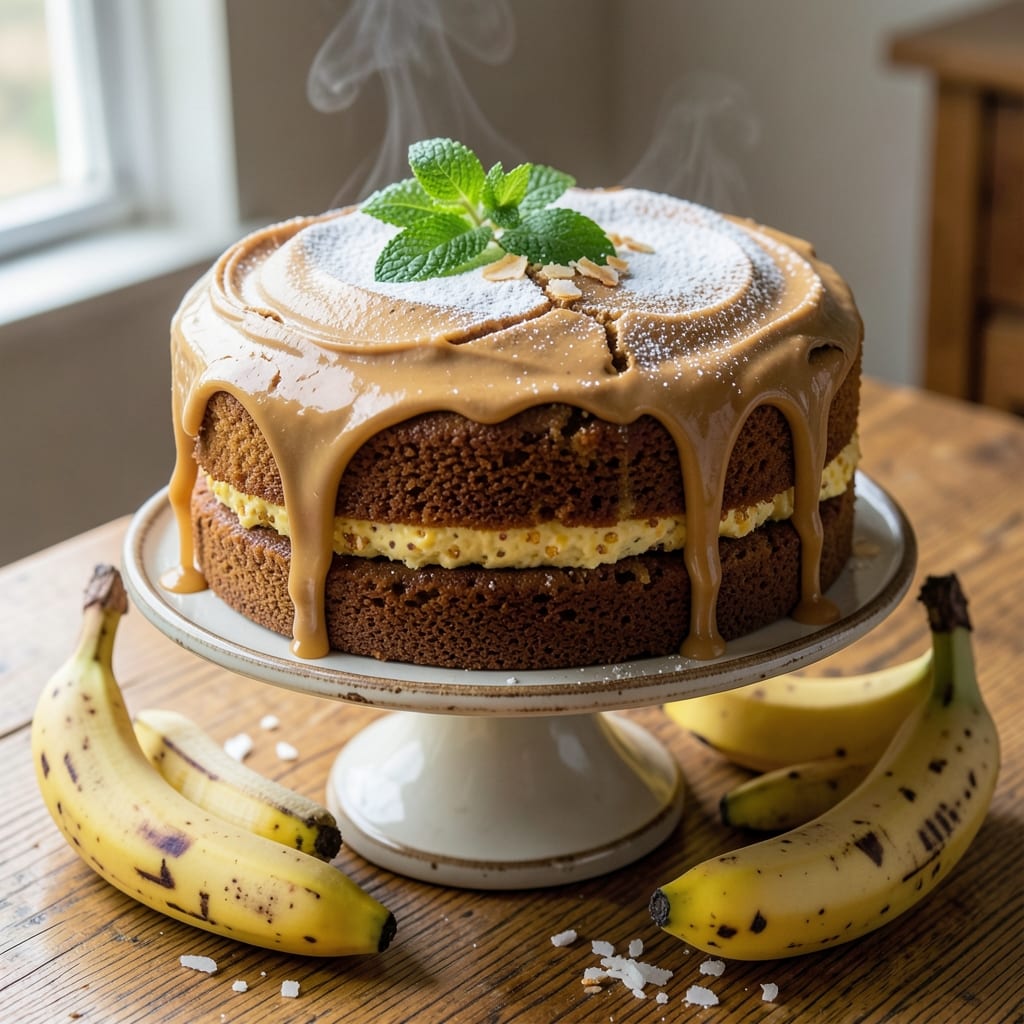 Banana Cake Recipe Using Vegetable Oil: Ultra Moist Layers With Golden Crust