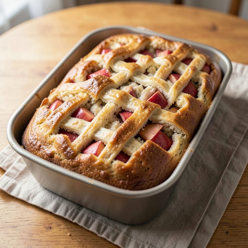 Apple Cake Loaf Pan Recipe: Spiced Apple Filling With Buttery Streusel Top