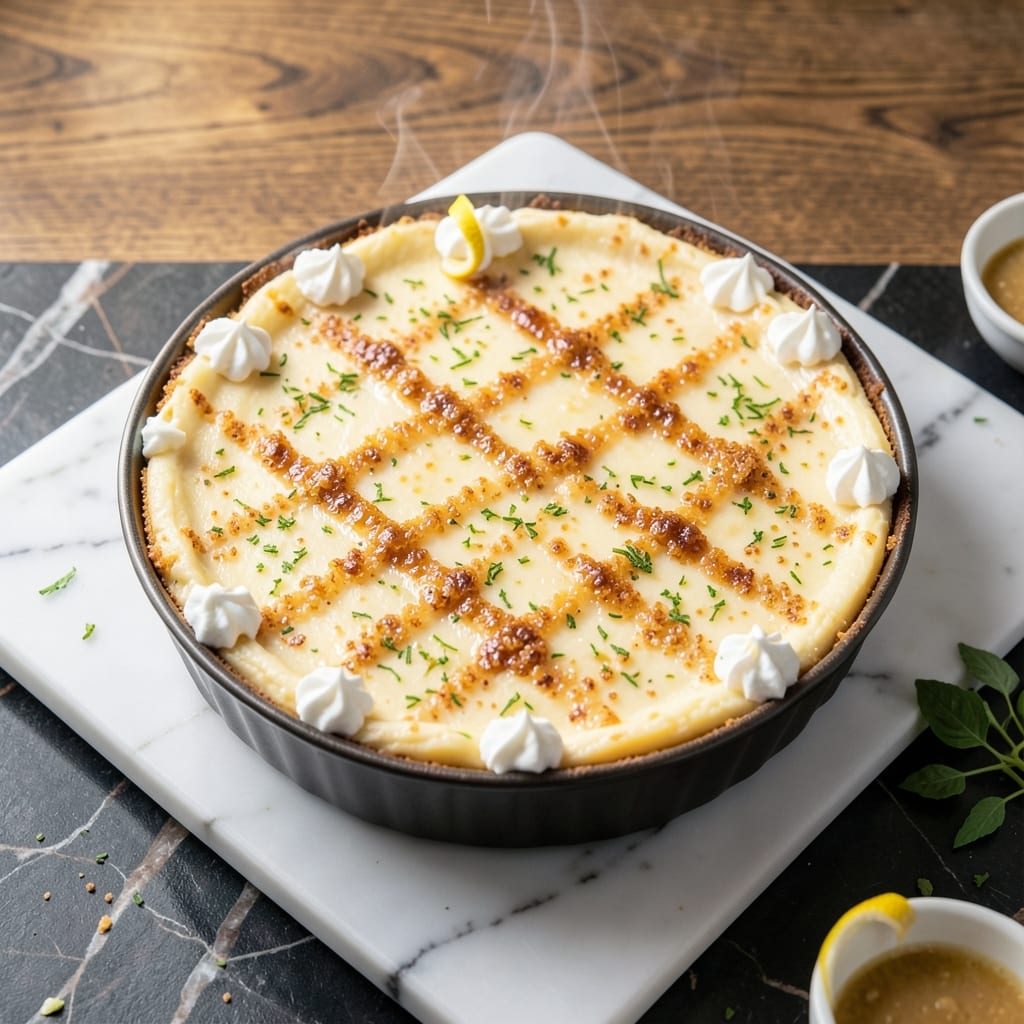Baked Lime Cheesecake Recipe: Zesty Lime Zing With Silky Cream Cheese Core