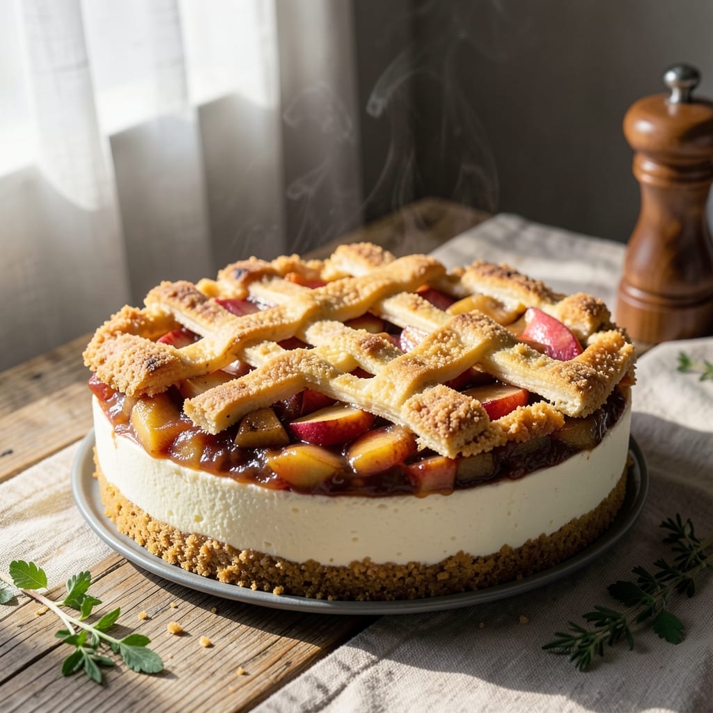 Apple Pie Filling Cheesecake Recipe: Spiced Apple Swirls and Silky Cream Fusion