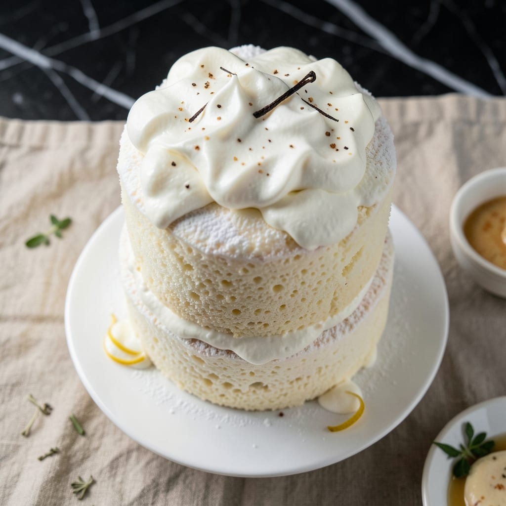 Angel Food Cake With Whipped Cream Recipe: Cloud-Light Layers and Airy Frosting Harmony
