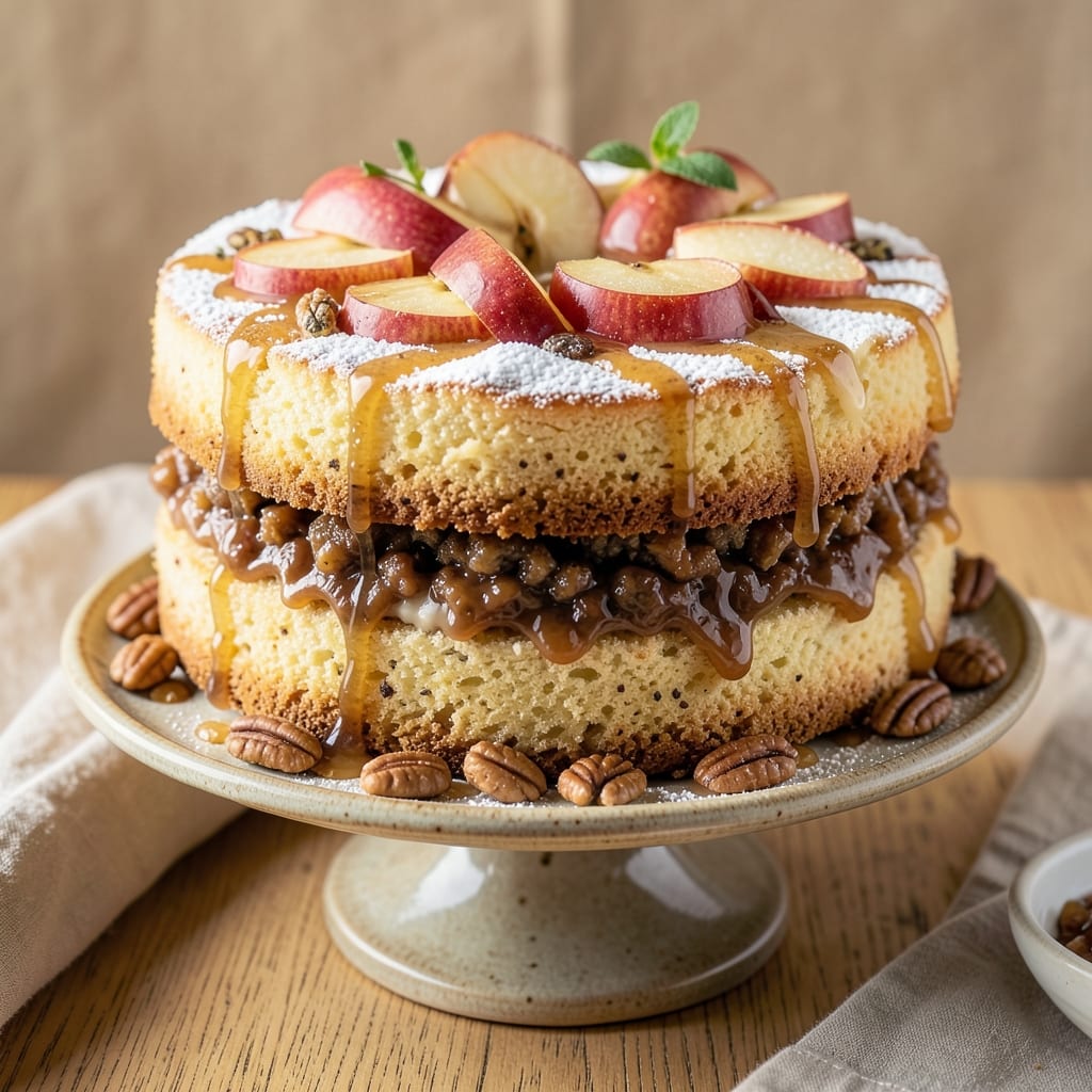 Apple and Mincemeat Cake Recipe: Spiced Fruit Streusel Crown With Buttery Crunch Top