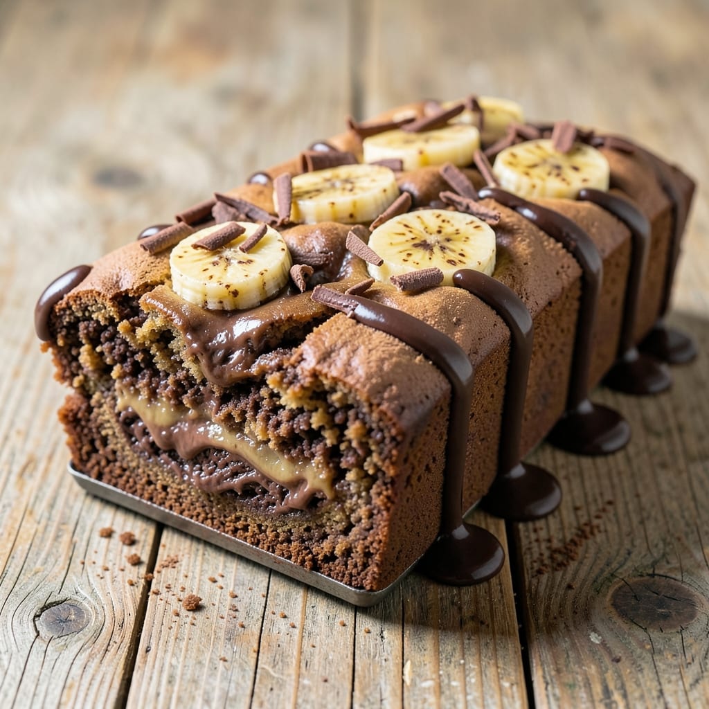 Banana Chocolate Loaf Cake Recipe: Fudgy Swirls and Moist Layers in One Bite