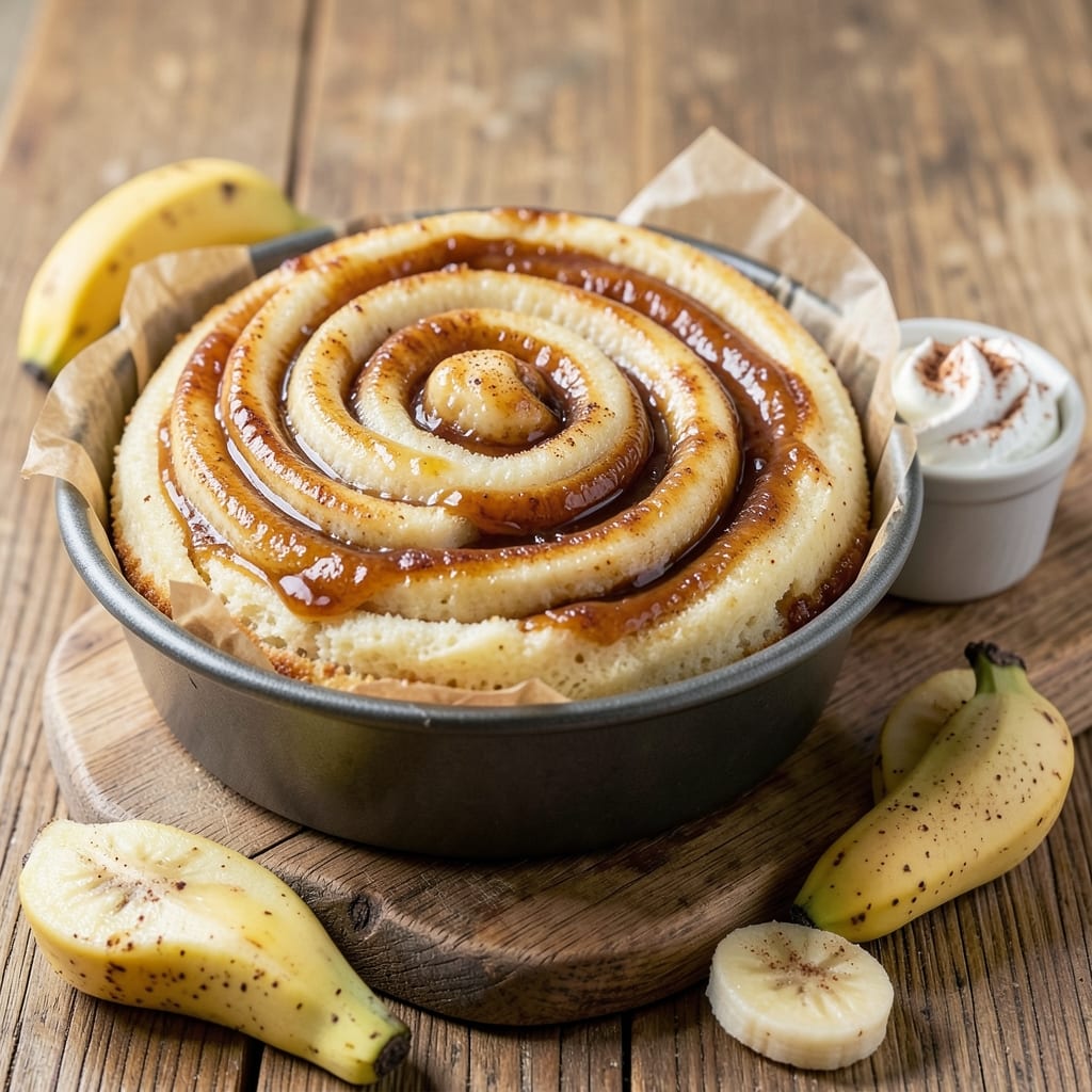Banana Cake Vi Recipe: Velvety Moisture With Caramelized Banana Swirls