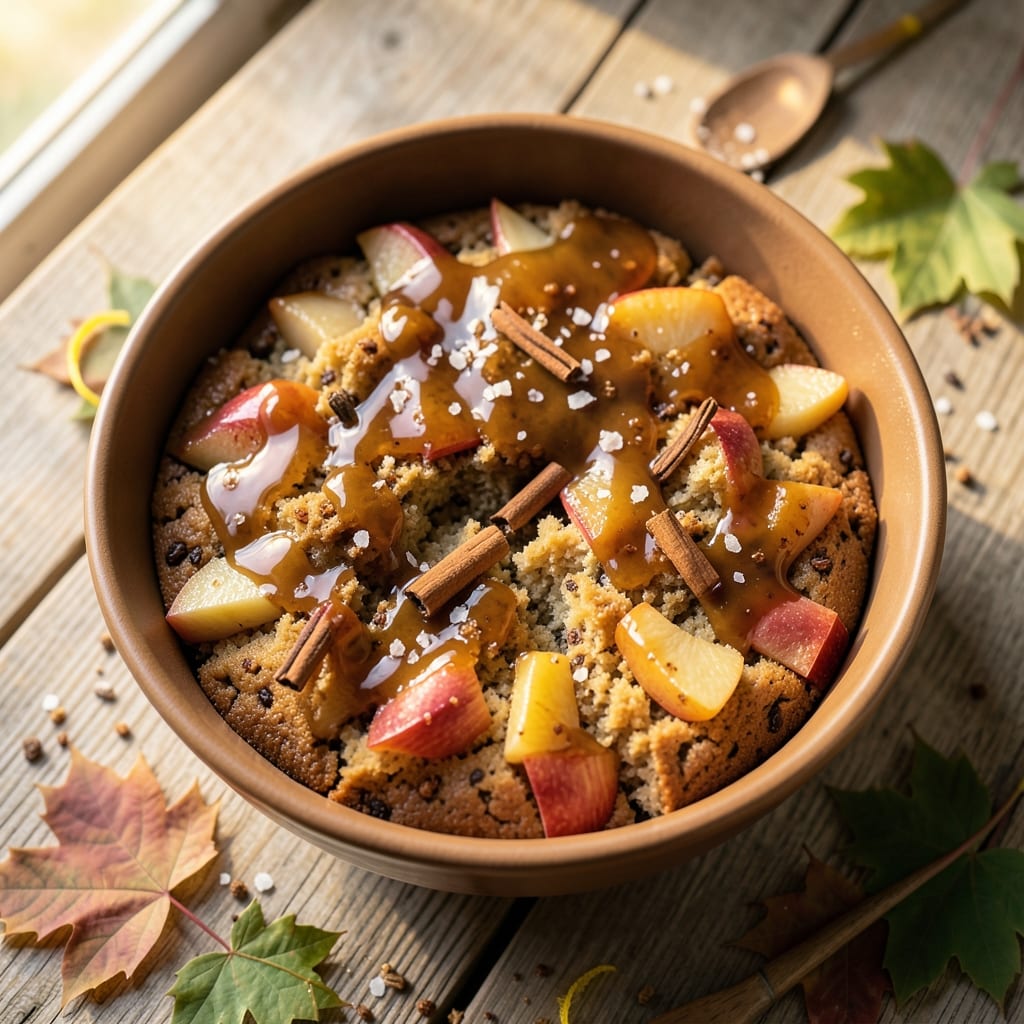 Apple Maple Spice Cake Recipe: Warm Caramelized Apples and Buttery Streusel Crunch
