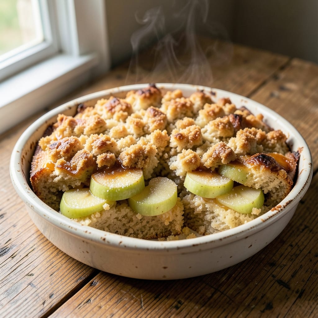 Amish Apple Crumble Cake Recipe: Homestyle Crisp-Topped Comfort in One Bowl