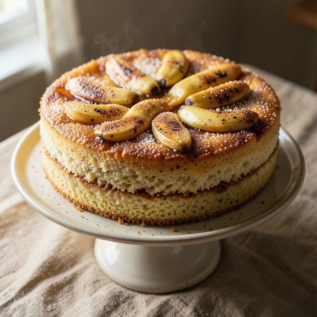 Banana Castella Cake Recipe: Moist Spice-Infused Layers With Caramelized Top
