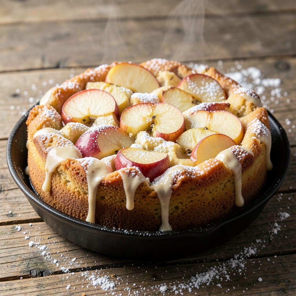American Apple Cake Recipe: Spiced Filling and Buttery Streusel Crunch