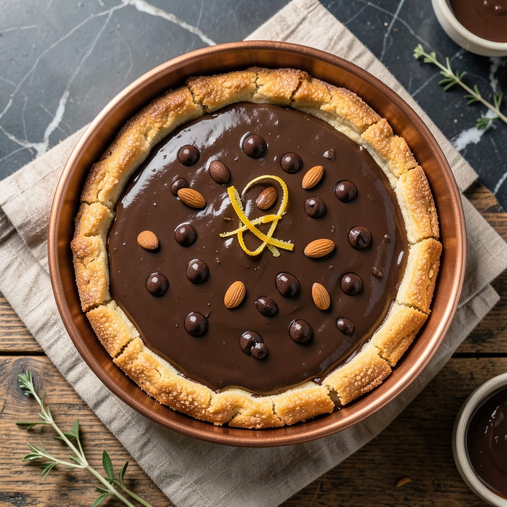 Almond Tart Cake Recipe: Nutty Crunch Meets Silky Chocolate Layers