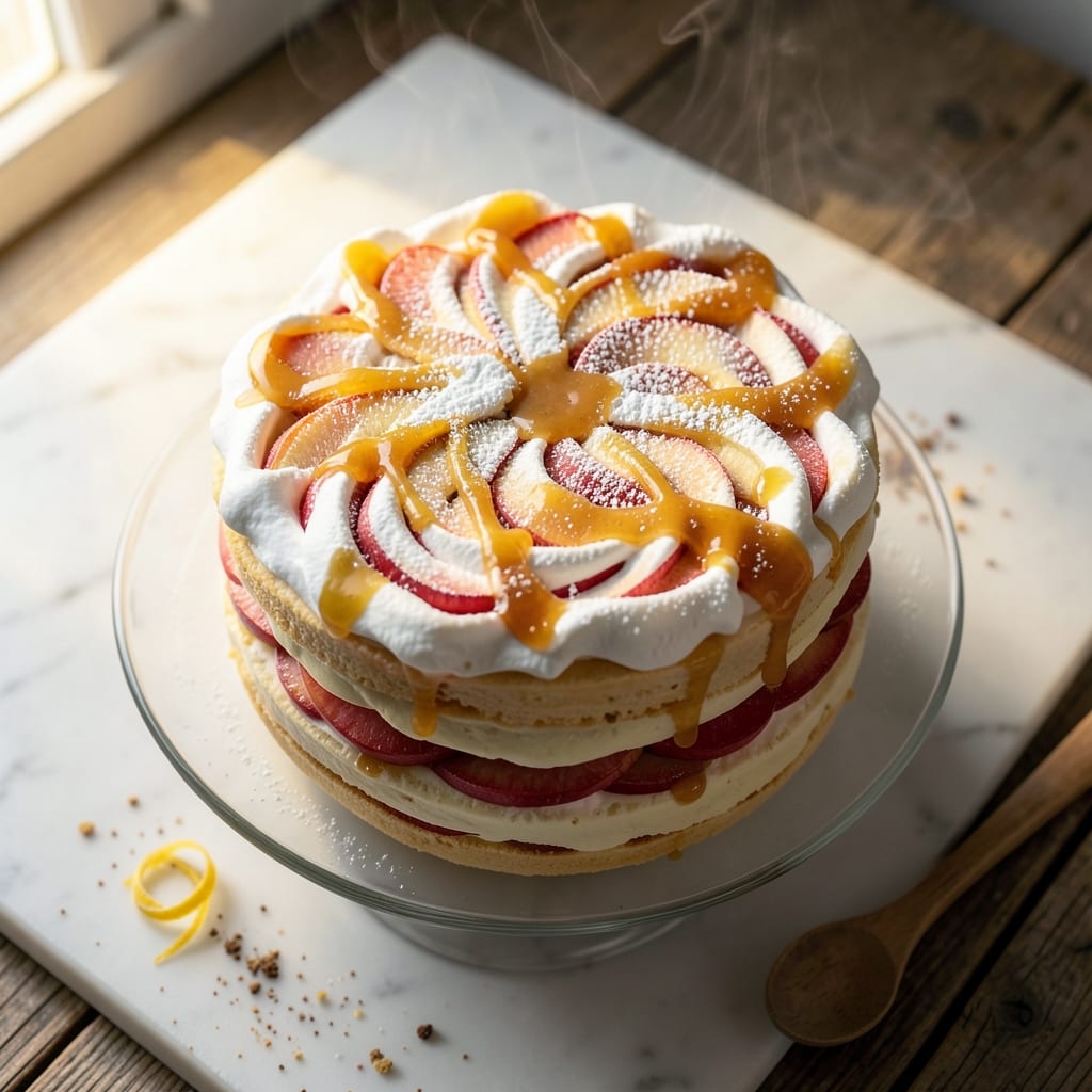 Apple Chiffon Cake Recipe: Ethereal Layers With Citrus Zest Kick