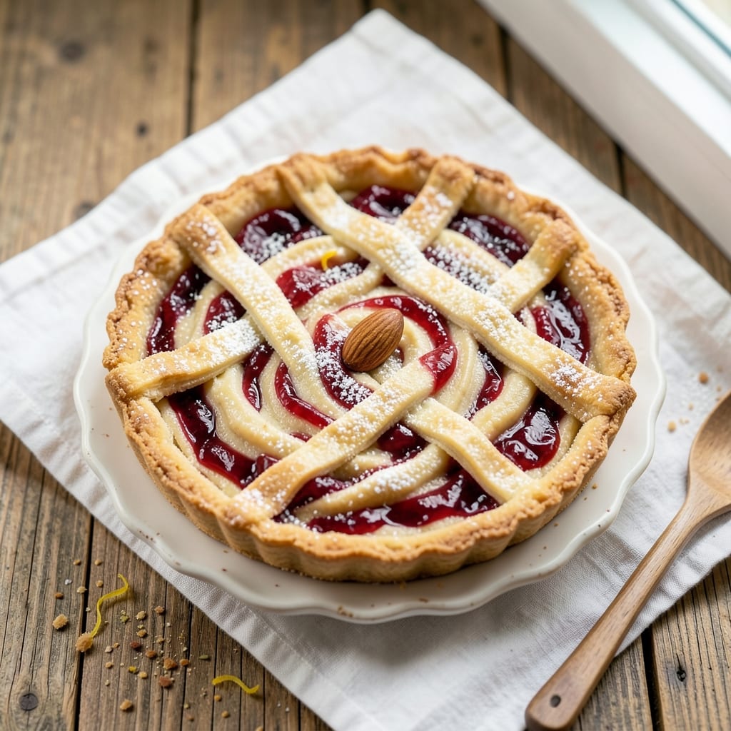 Bakewell Tart Cake Recipe: Flaky Pastry and Jam-Filled Layers
