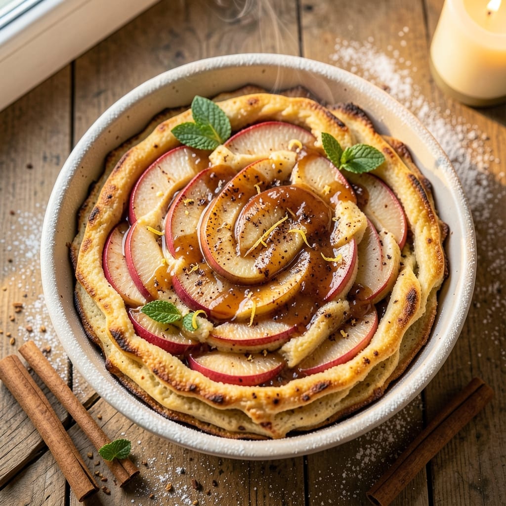 Baked Dutch Apple Pancake Recipe: Flaky Layers With Caramelized Apple Filling