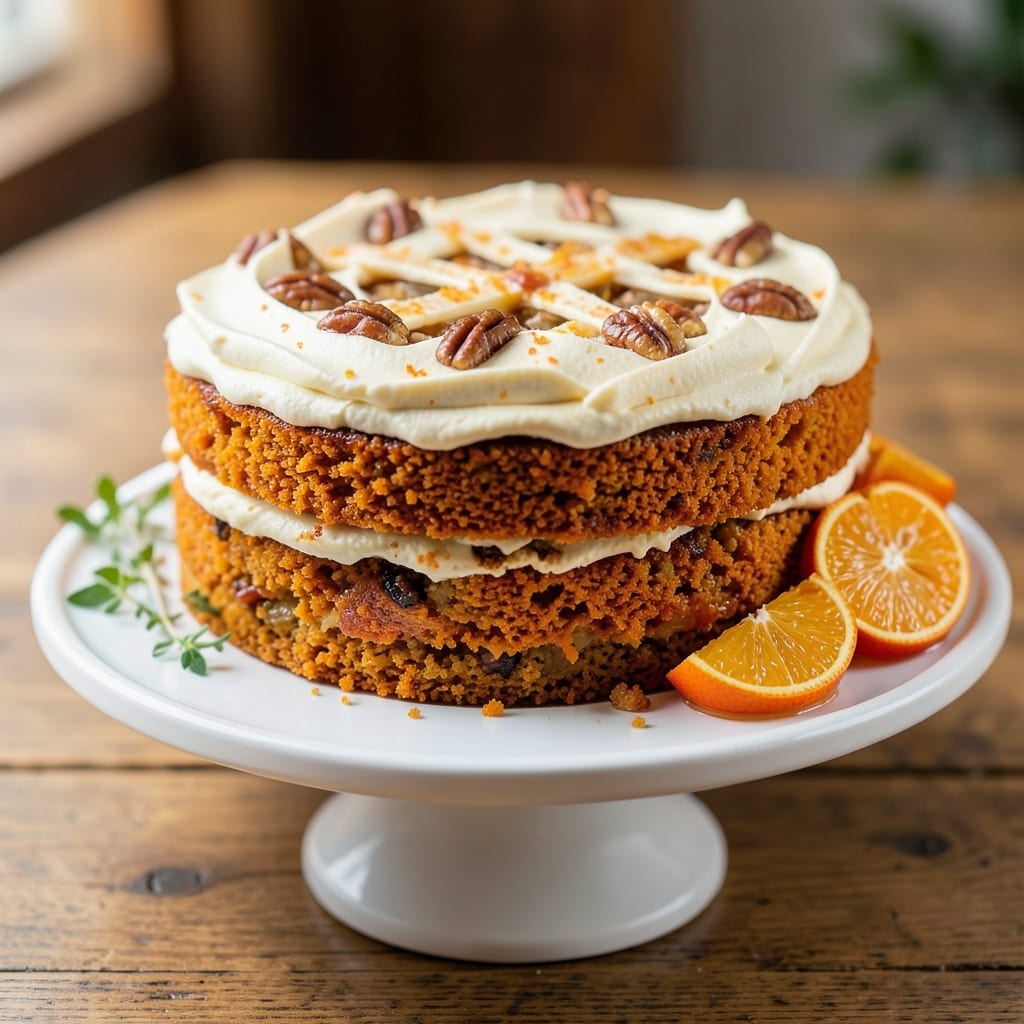Bakery Carrot Cake Recipe: Spiced Moistness With Crunchy Walnut Topping