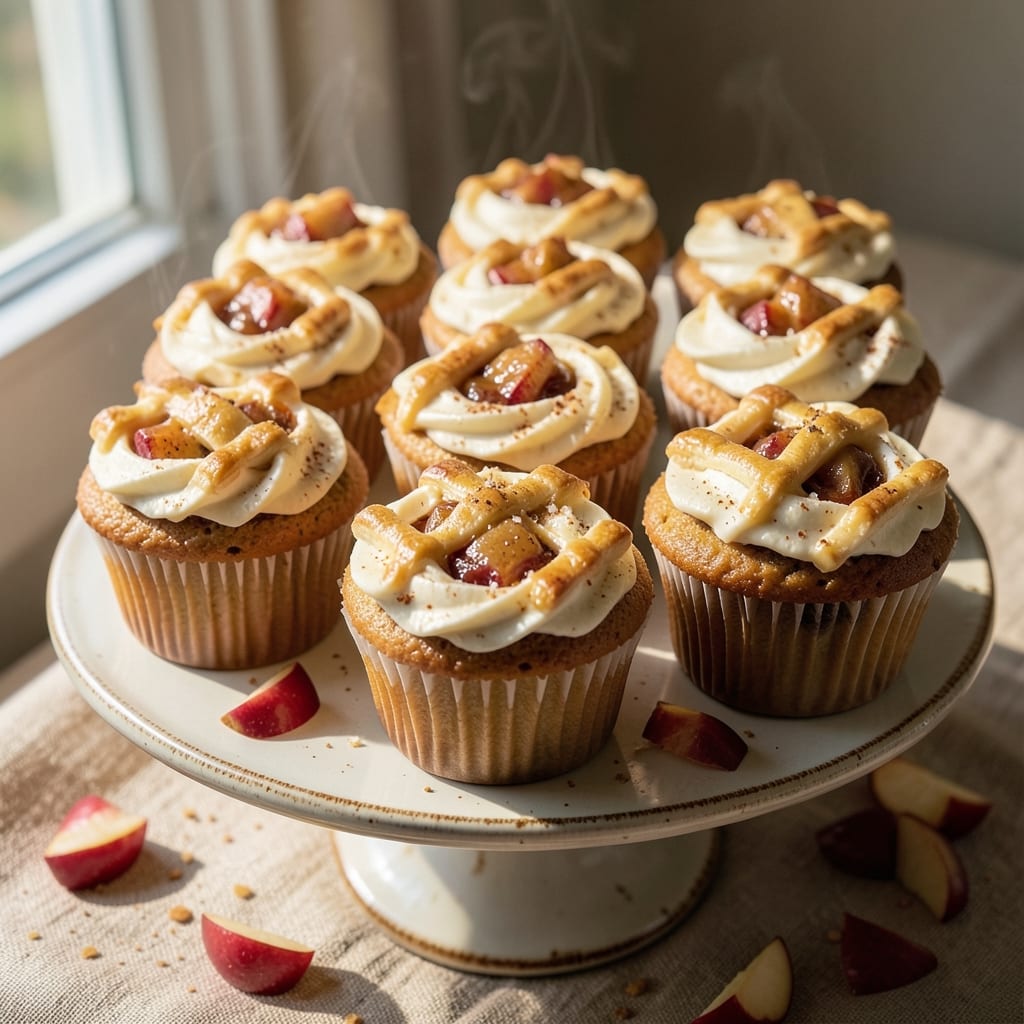 Apple Pie Cupcakes Recipe From Scratch: Mini Dessert with Crusty Top and Spiced Filling
