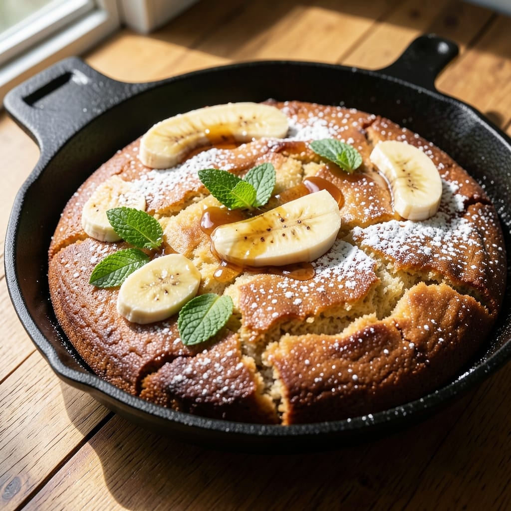 Banana Cake Recipe in Frying Pan: One-Pan Caramelized Banana Magic