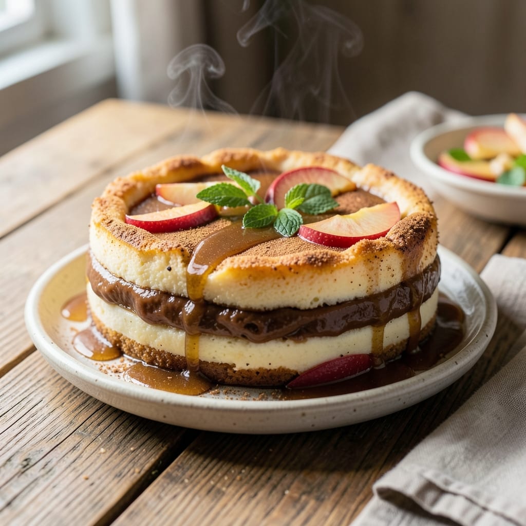 Apple Sticky Pudding Cake Recipe: Spiced Apple Filling Caramelized to Golden Perfection