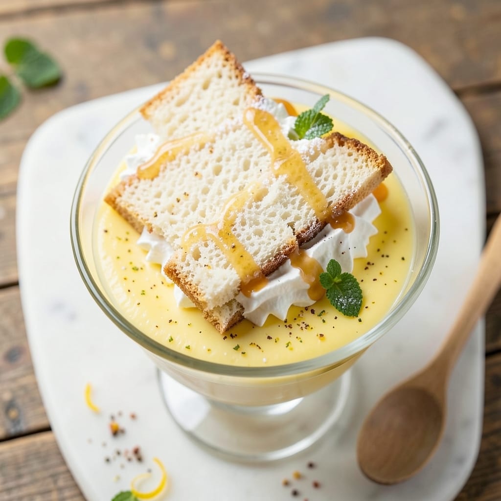 Angel Food Cake Mix and Lemon Pudding Recipe: Light-as-Air Layers with Zesty Twist