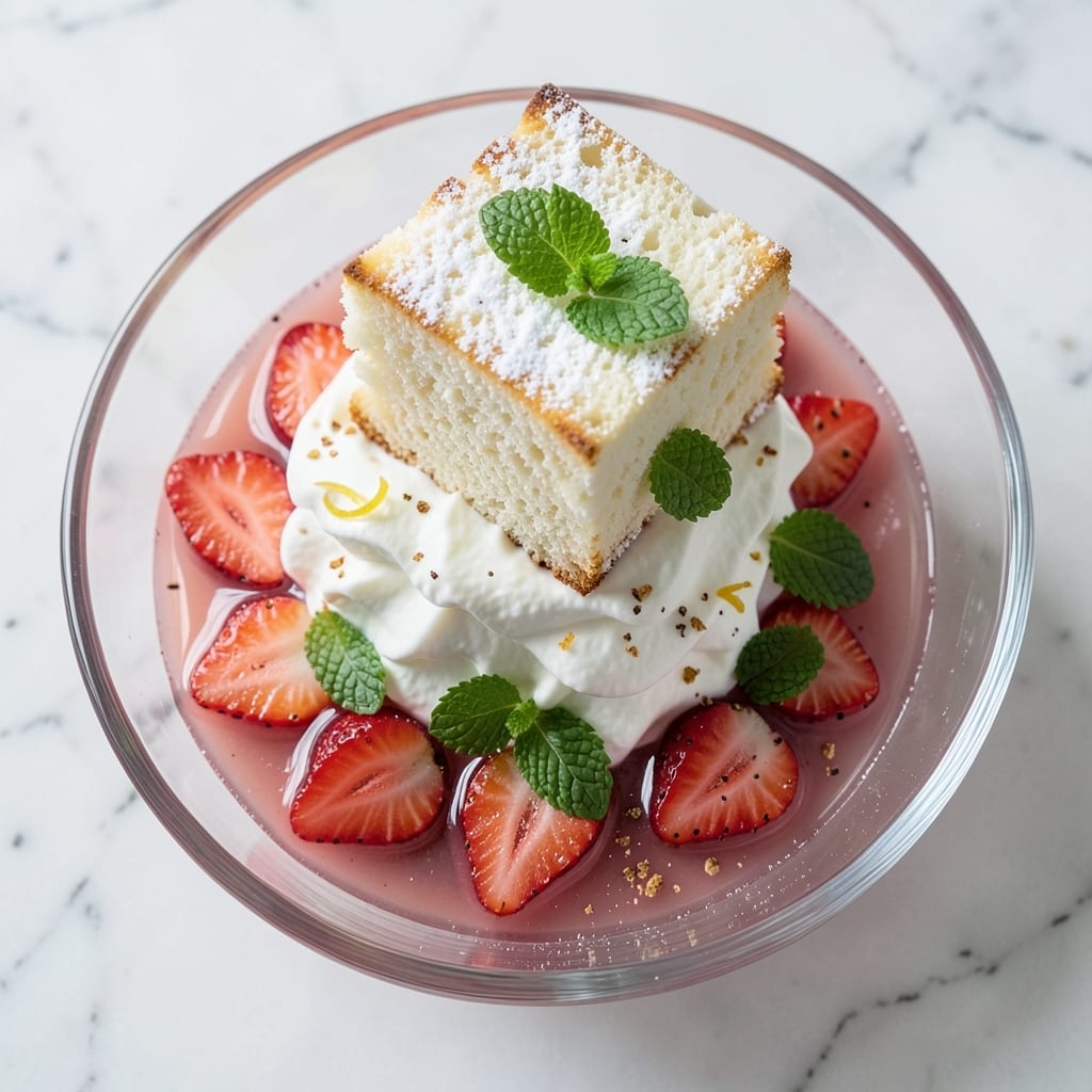 Angel Food Cake, Strawberries, Jello, and Cool Whip Recipe: Layered Dessert Magic in Minutes