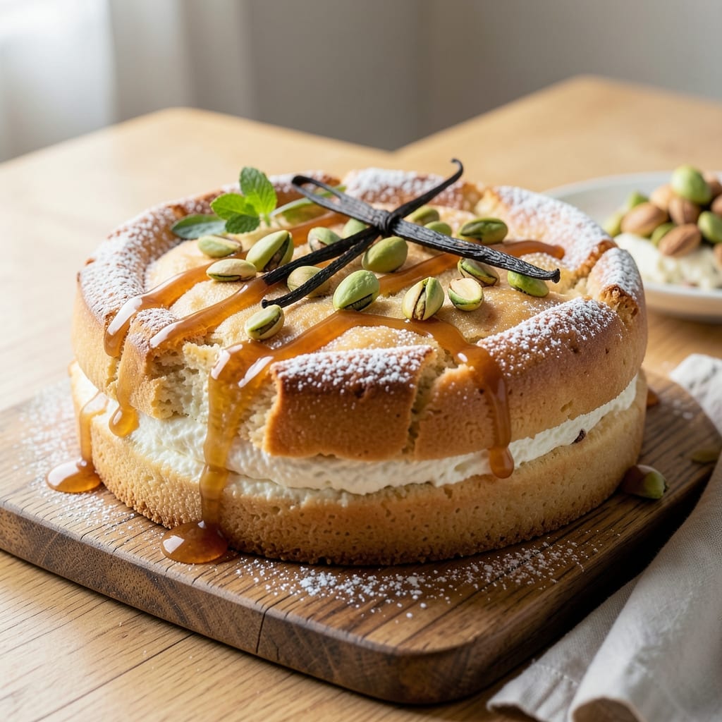 Baked Ricotta Cake Recipe: Silky Vanilla Swirls and Crispy Top Magic