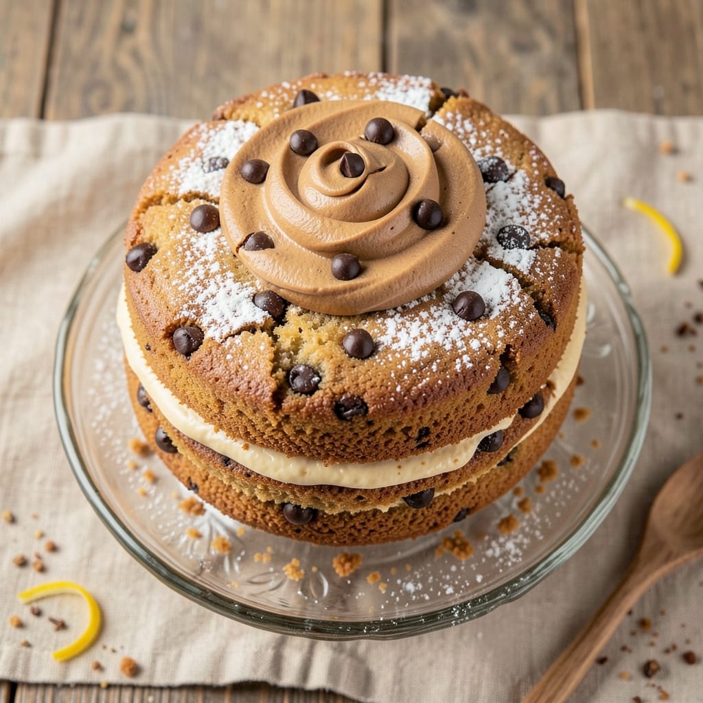 Banana Chocolate Chip Cake With Peanut Butter Frosting Recipe: Triple-Layered Joy That Feeds a Crowd